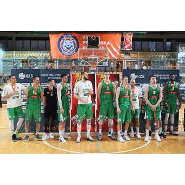 third game of The Final of Nova KBM League basketball match between Sixt Primorska and Petrol Olimpija in Bonifika Arena,Koper, Slovenia on May 24, 2019