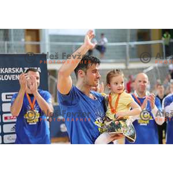 Marjan Cakarun, MVP of The Final of Nova KBM League basketball match between Sixt Primorska and Petrol Olimpija in Bonifika Arena,Koper, Slovenia on May 24, 2019