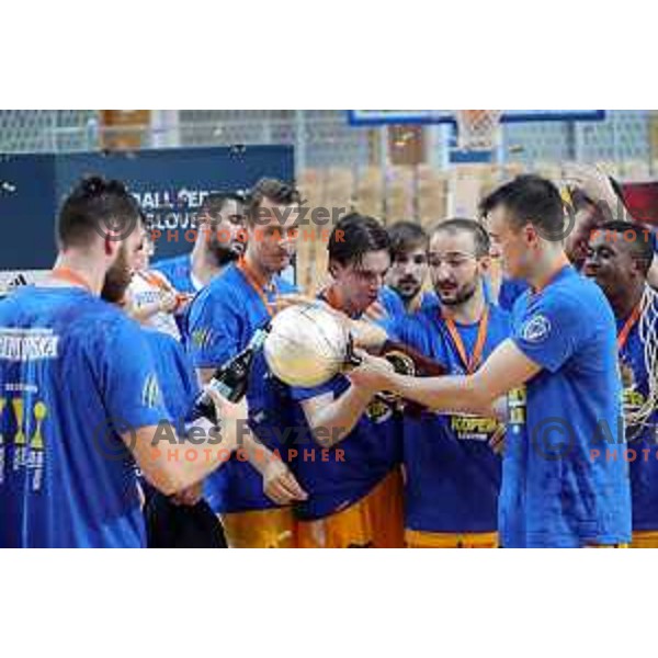 third game of The Final of Nova KBM League basketball match between Sixt Primorska and Petrol Olimpija in Bonifika Arena,Koper, Slovenia on May 24, 2019