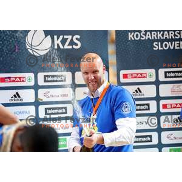 Andrej Zakelj after third game of The Final of Nova KBM League basketball match between Sixt Primorska and Petrol Olimpija in Bonifika Arena,Koper, Slovenia on May 24, 2019