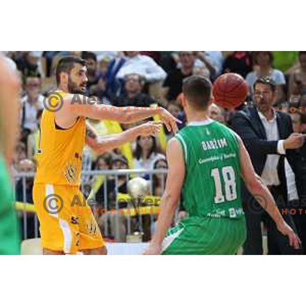 third game of The Final of Nova KBM League basketball match between Sixt Primorska and Petrol Olimpija in Bonifika Arena,Koper, Slovenia on May 24, 2019