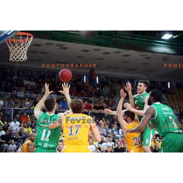 third game of The Final of Nova KBM League basketball match between Sixt Primorska and Petrol Olimpija in Bonifika Arena,Koper, Slovenia on May 24, 2019