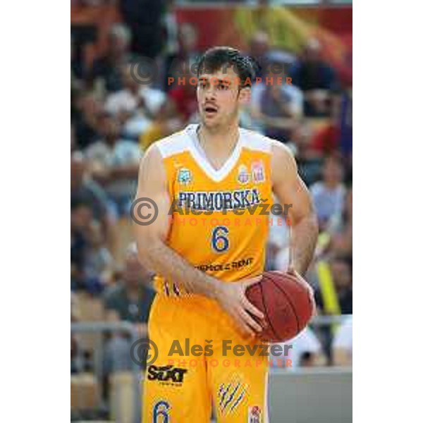 Marjan Cakarun at third game of The Final of Nova KBM League basketball match between Sixt Primorska and Petrol Olimpija in Bonifika Arena,Koper, Slovenia on May 24, 2019