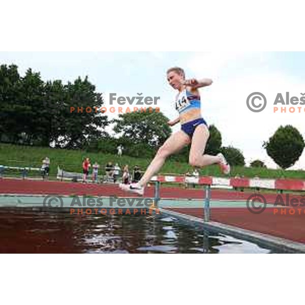 Marusa Mismas competes at International athletics meeting in Ljubljana, Slovenia on June 5, 2019