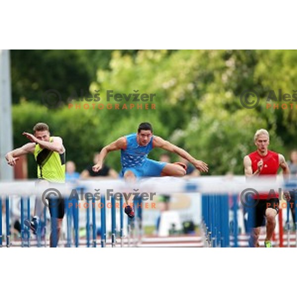 Filip Jakob Demsar at International athletics meeting in Ljubljana, Slovenia on June 5, 2019