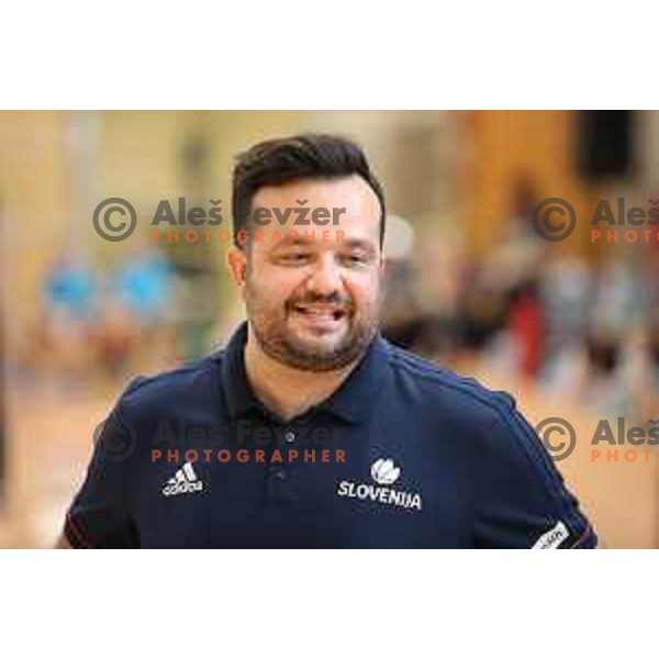 in action during friendly Women\'s basketball match between Slovenia and Sweden in Polaj Hall, Trbovlje on June 6, 2019