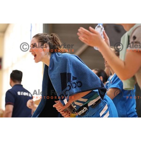 Eva Lisec in action during friendly Women\'s basketball match between Slovenia and Sweden in Polaj Hall, Trbovlje on June 6, 2019