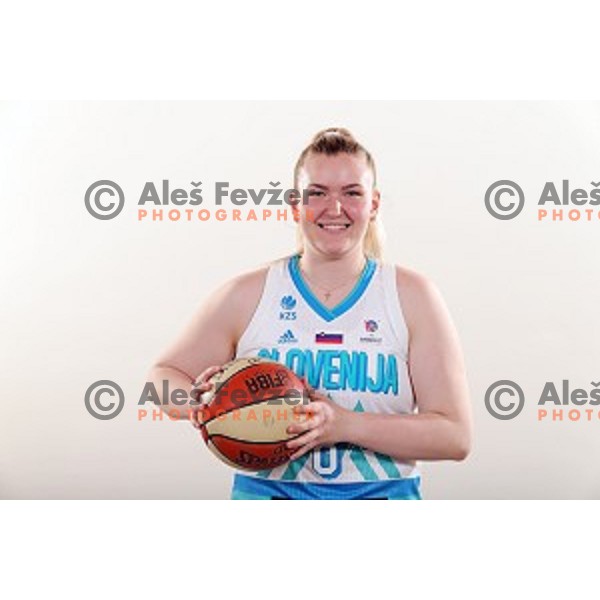 Teja Gorsic of Slovenia Women\'s basketball team for Eurobasket 2019 during media day in Lasko, Slovenia on May 28, 2019
