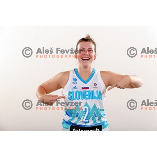 Aleksandra Kroselj of Slovenia Women\'s basketball team for Eurobasket 2019 during media day in Lasko, Slovenia on May 28, 2019