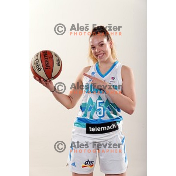 Tina Cvijanovic of Slovenia Women\'s basketball team for Eurobasket 2019 during media day in Lasko, Slovenia on May 28, 2019