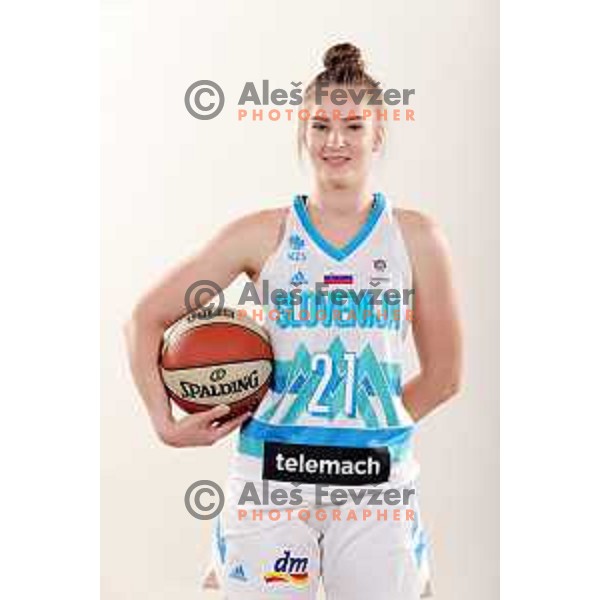 of Slovenia Women\'s basketball team for Eurobasket 2019 during media day in Lasko, Slovenia on May 28, 2019