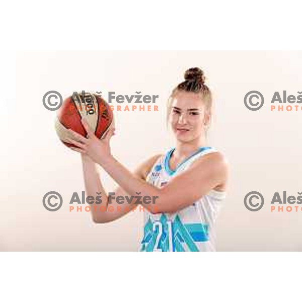 of Slovenia Women\'s basketball team for Eurobasket 2019 during media day in Lasko, Slovenia on May 28, 2019