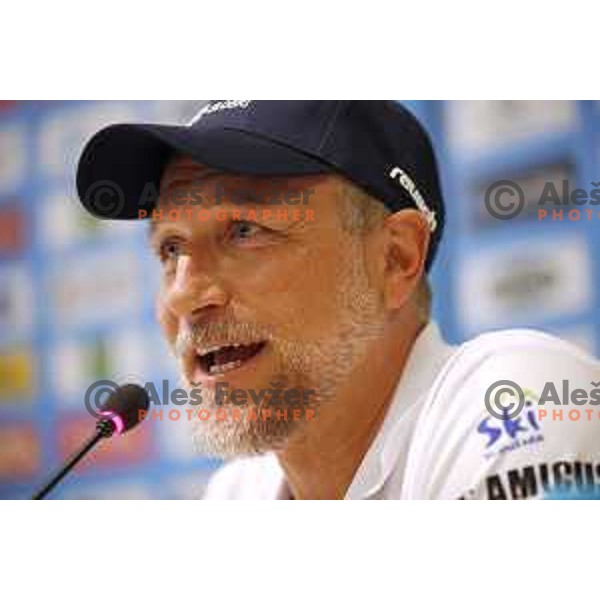 Stefan Abplanalp, new coach of Ilka Stuhec during press conference in Ljubljana, Slovenia on June 10, 2019