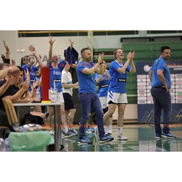 action during friendly Women\'s basketball match between Slovenia and Czech Republic in Tri Lilija Hall, Lasko on May 31, 2019