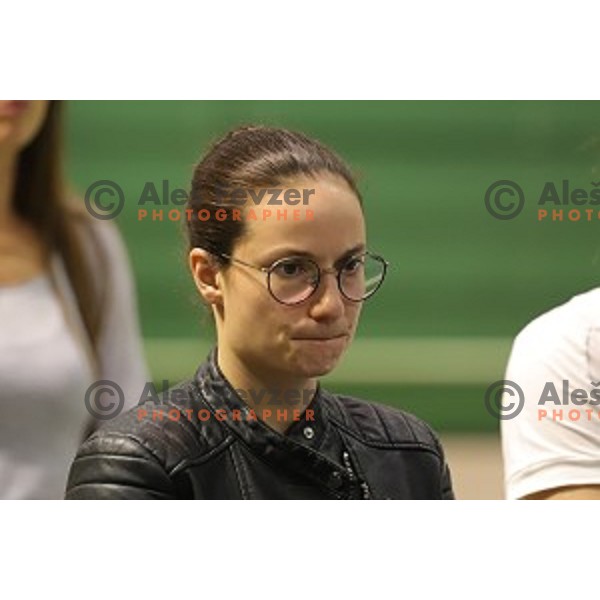 action during friendly Women\'s basketball match between Slovenia and Czech Republic in Tri Lilija Hall, Lasko on May 31, 2019