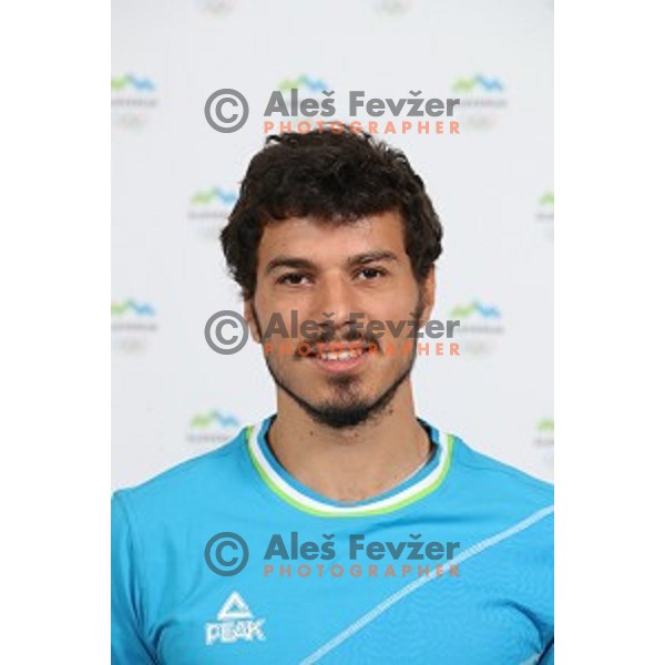 member of Slovenia team at second edition of European Olympic games in Minsk, Belorussia at official photo shooting in Ljubljana on May 8, 2019