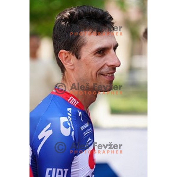 Radoslav Rogina during starting protocol before first stage of 26.Tour of Slovenia, UCI cycling race between Ljubljana and Rogaska Slatina on June 19, 2019