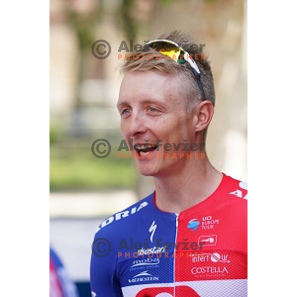 Marko Kump during starting protocol before first stage of 26.Tour of Slovenia, UCI cycling race between Ljubljana and Rogaska Slatina on June 19, 2019