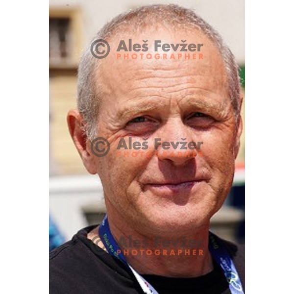 Primoz Cerin at starting protocol before first stage of 26.Tour of Slovenia, UCI cycling race between Ljubljana and Rogaska Slatina on June 19, 2019