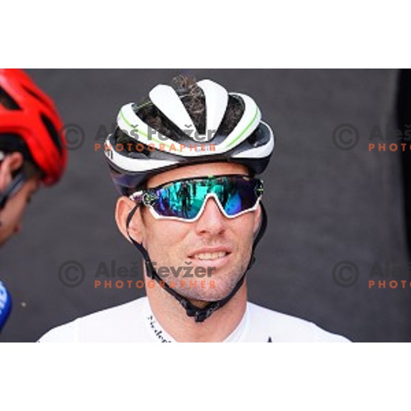 Mark Cavendish during starting protocol before first stage of 26.Tour of Slovenia, UCI cycling race between Ljubljana and Rogaska Slatina on June 19, 2019