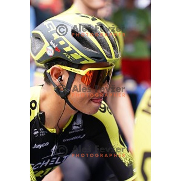 Esteban Chaves during starting protocol before first stage of 26.Tour of Slovenia, UCI cycling race between Ljubljana and Rogaska Slatina on June 19, 2019