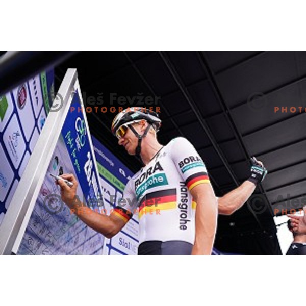 Pascal Ackermann during starting protocol before first stage of 26.Tour of Slovenia, UCI cycling race between Ljubljana and Rogaska Slatina on June 19, 2019