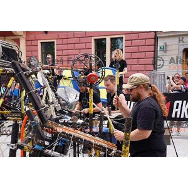 The Stroj at starting protocol before first stage of 26.Tour of Slovenia, UCI cycling race between Ljubljana and Rogaska Slatina on June 19, 2019