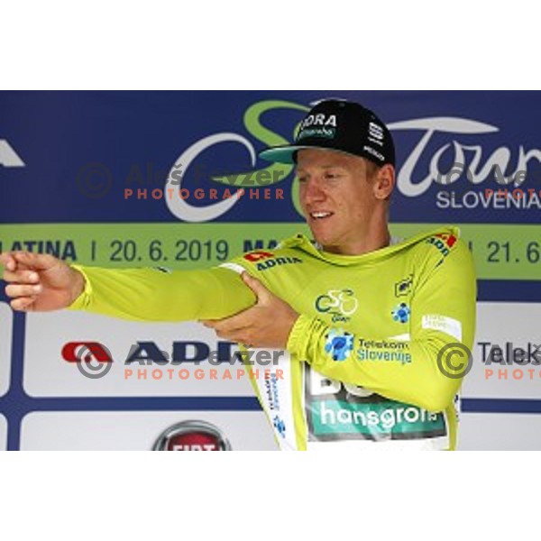 Pascal Ackermann, winner of first stage of 26.Tour of Slovenia, UCI cycling race between Ljubljana and Rogaska Slatina on June 19, 2019