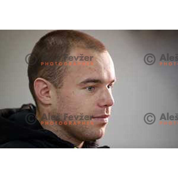 Boxer Aljaz Venko, member of Slovenia Olympic team during practice session for 2. European games in Minsk, Belarus, June 2019