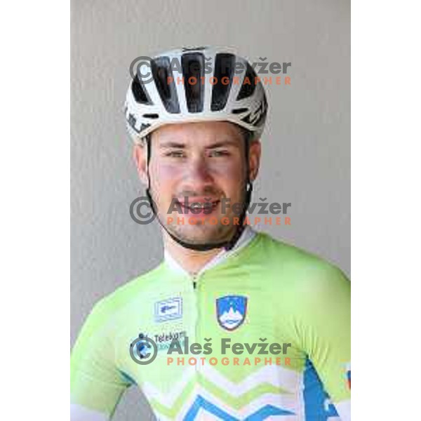 Cyclist Nik Cemazar, member of Slovenia Olympic team during practice session for 2. European games in Minsk, Belarus, June 2019