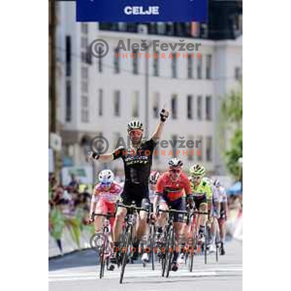 Luka Mezgec (Michelton Scott) winner of 2.stage at 26. Tour of Slovenia between Maribor and Celje, UCI Cycling race, Slovenia on June 20, 2019