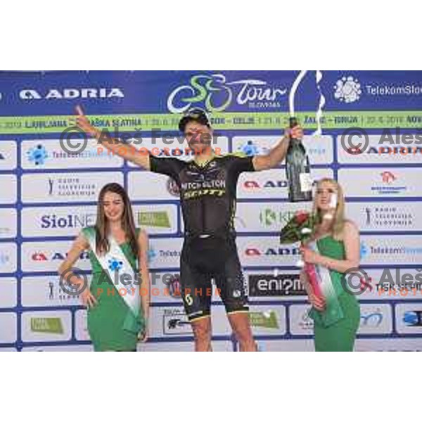 Luka Mezgec (Michelton Scott) winner of 2.stage at 26. Tour of Slovenia between Maribor and Celje, UCI Cycling race, Slovenia on June 20, 2019