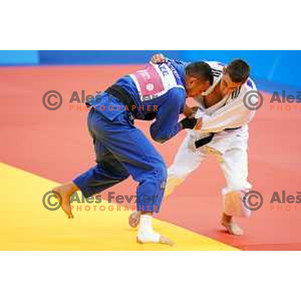 David Starkel of Slovenia in action during Judo Tournament of 2nd European Games, Minsk, Belarus on June 22, 2019