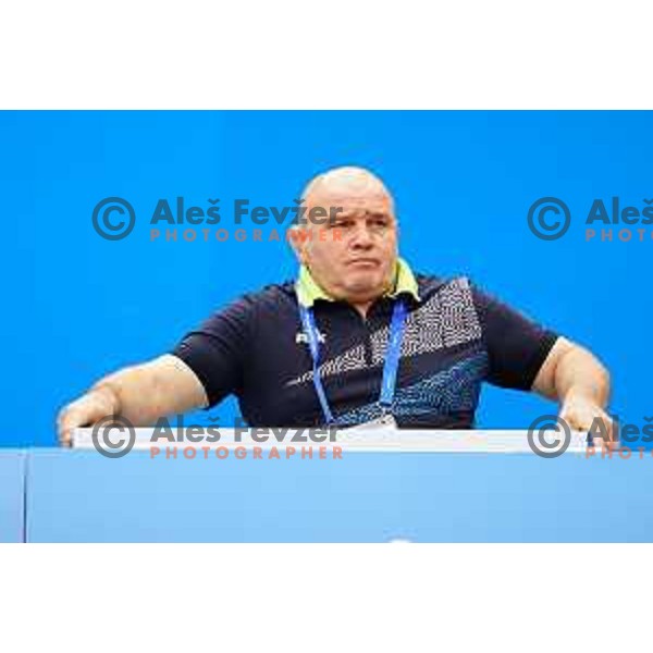 Marjan Fabjan, coach of Slovenia during Judo Tournament at 2nd European Games, Minsk, Belarus on June 23, 2019