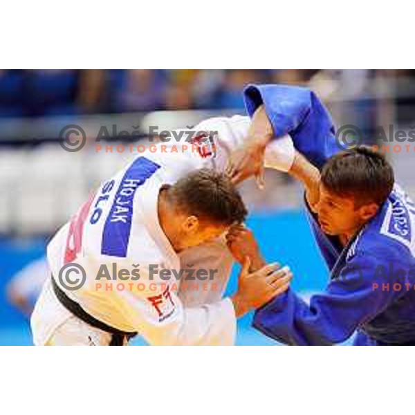 Martin Hojak of Slovenia in action during Judo Tournament in Men\'s 73 kg class at 2nd European Games, Minsk, Belarus on June 23, 2019