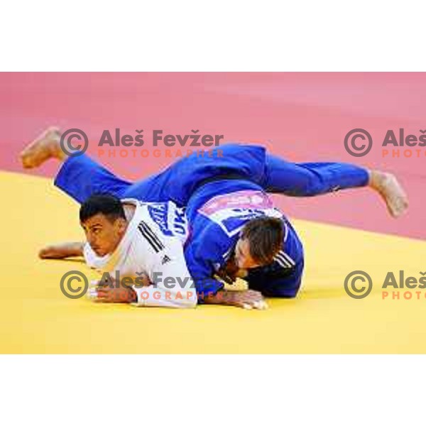 Andraz Jereb of Slovenia in action during Judo Tournament of 2nd European Games, Minsk, Belarus on June 22, 2019