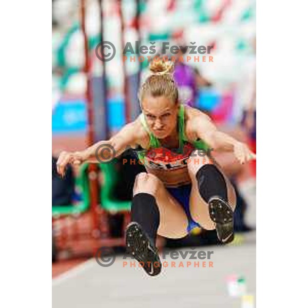 Neja Filipic competes in Women\'s long jump at 2nd European Games at Dinamo Stadium, Minsk, Belarus on June 23, 2019