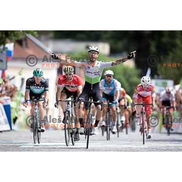 Giacomo Nizzolo, winner of 5th stage of Tour of Slovenia in Novo Mesto, Slovenia on June 23, 2019