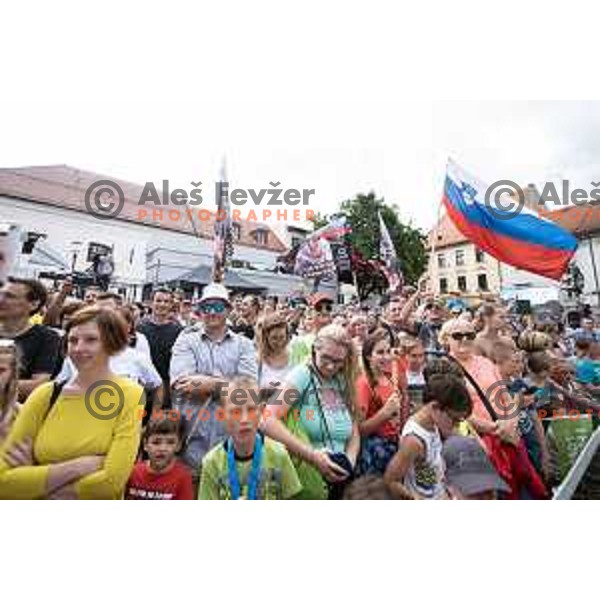 Final stage of Tour of Slovenia in Novo Mesto, Slovenia on June 23, 2019