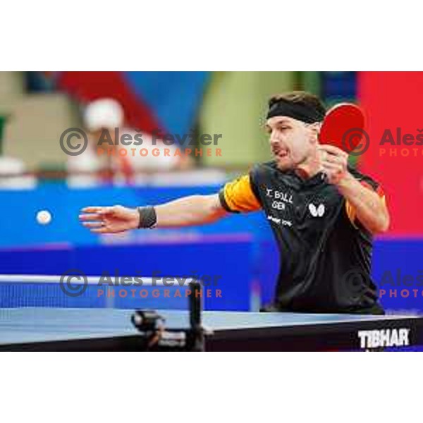 Timo Boll (GER) competes in Table Tennis Men\'s single at 2nd European Games, Minsk, Belarus on June 23, 2019