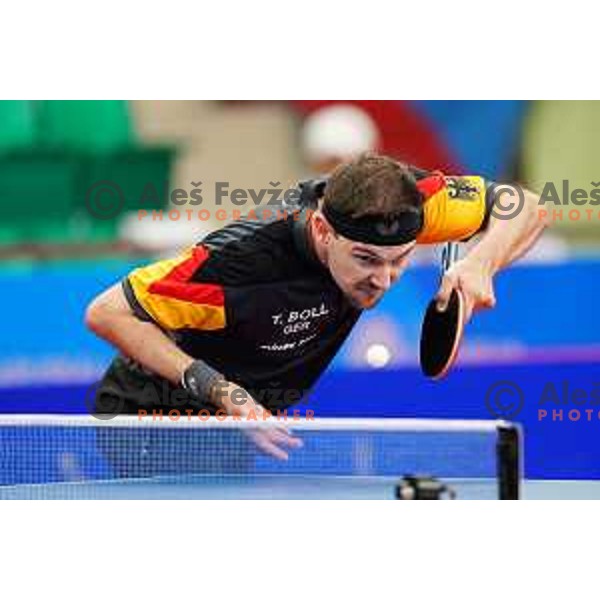 Timo Boll (GER) competes in Table Tennis Men\'s single at 2nd European Games, Minsk, Belarus on June 23, 2019