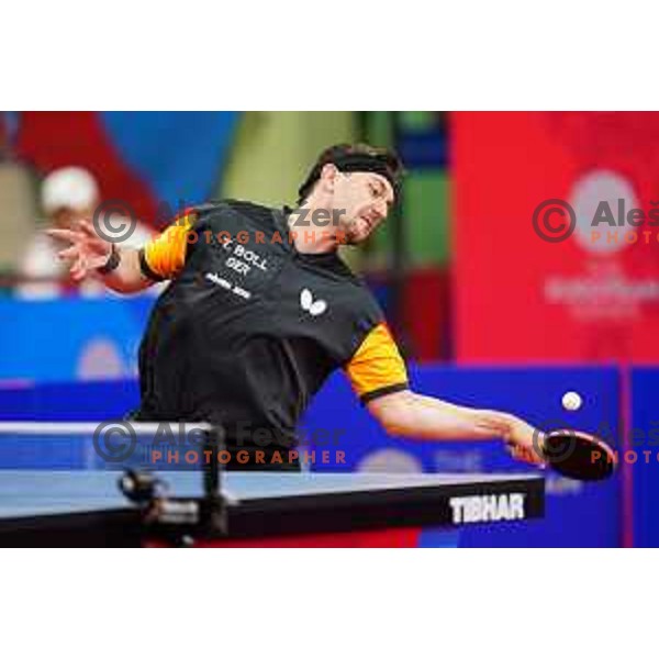 Timo Boll (GER) competes in Table Tennis Men\'s single at 2nd European Games, Minsk, Belarus on June 23, 2019