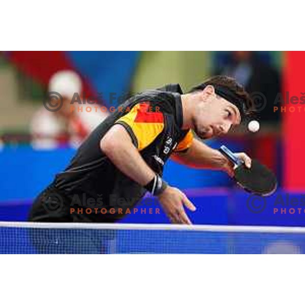 Timo Boll (GER) competes in Table Tennis Men\'s single at 2nd European Games, Minsk, Belarus on June 23, 2019