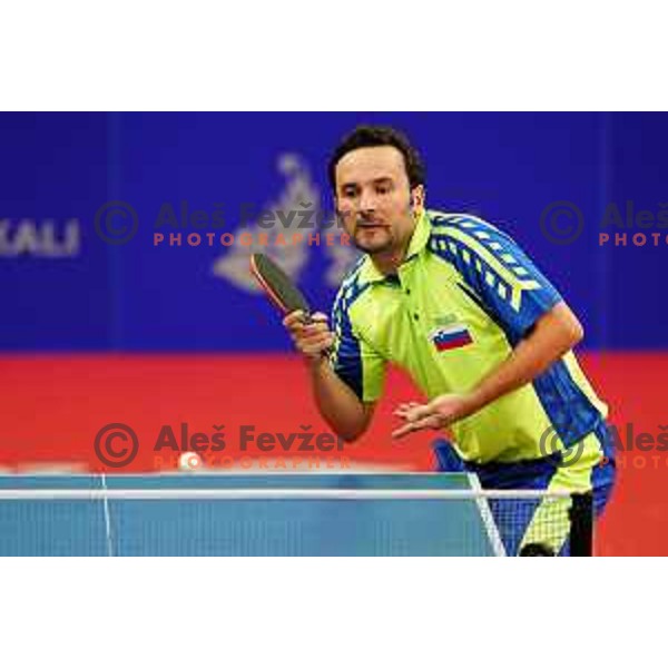 Bojan Tokic of Slovenia competes in Table Tennis Men\'s single at 2nd European Games, Minsk, Belarus on June 23, 2019