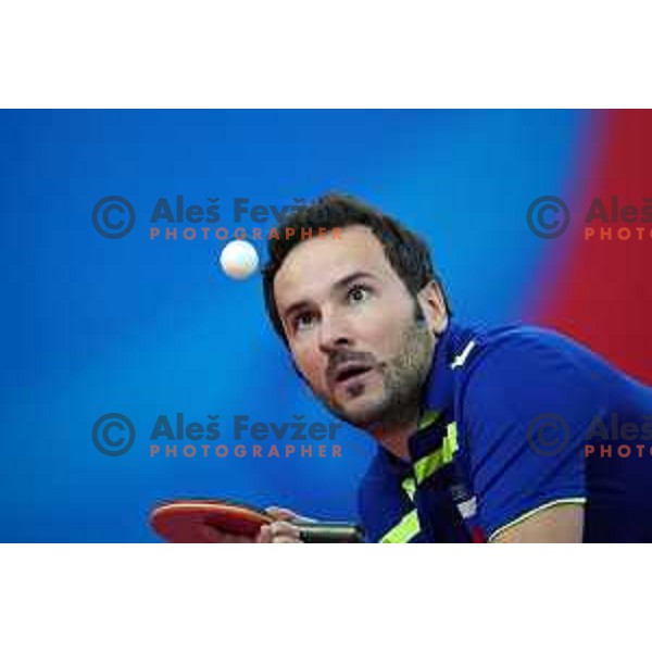 Bojan Tokic competes in Table tennis team competition at 2nd European Games, Minsk, Belarus on June 27, 2019