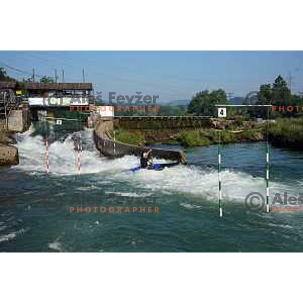 Practice session on Sava river before Kayak and Canoe World Cup in Ljubljana, Slovenia on June 27, 2019