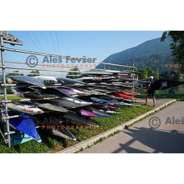 Practice session on Sava river before Kayak and Canoe World Cup in Ljubljana, Slovenia on June 27, 2019