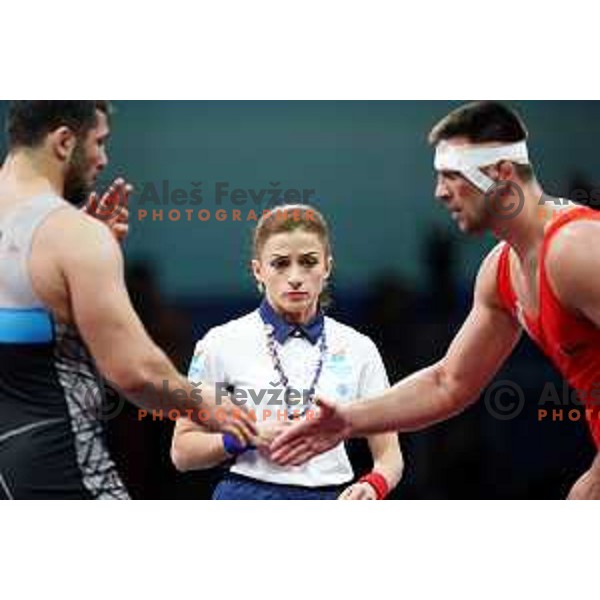 Wrestling Greco-Roman Style in Dvorec Sporta at 2nd European Games, Minsk, Belarus on June 29, 2019