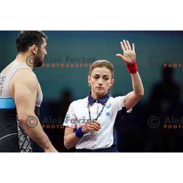 Wrestling Greco-Roman Style in Dvorec Sporta at 2nd European Games, Minsk, Belarus on June 29, 2019