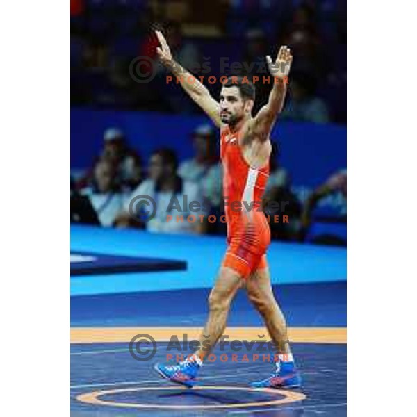 Stepan Maryanyan (RUS) winner in Wrestling Greco-Roman Style 60 kg in Dvorec Sporta at 2nd European Games, Minsk, Belarus on June 29, 2019